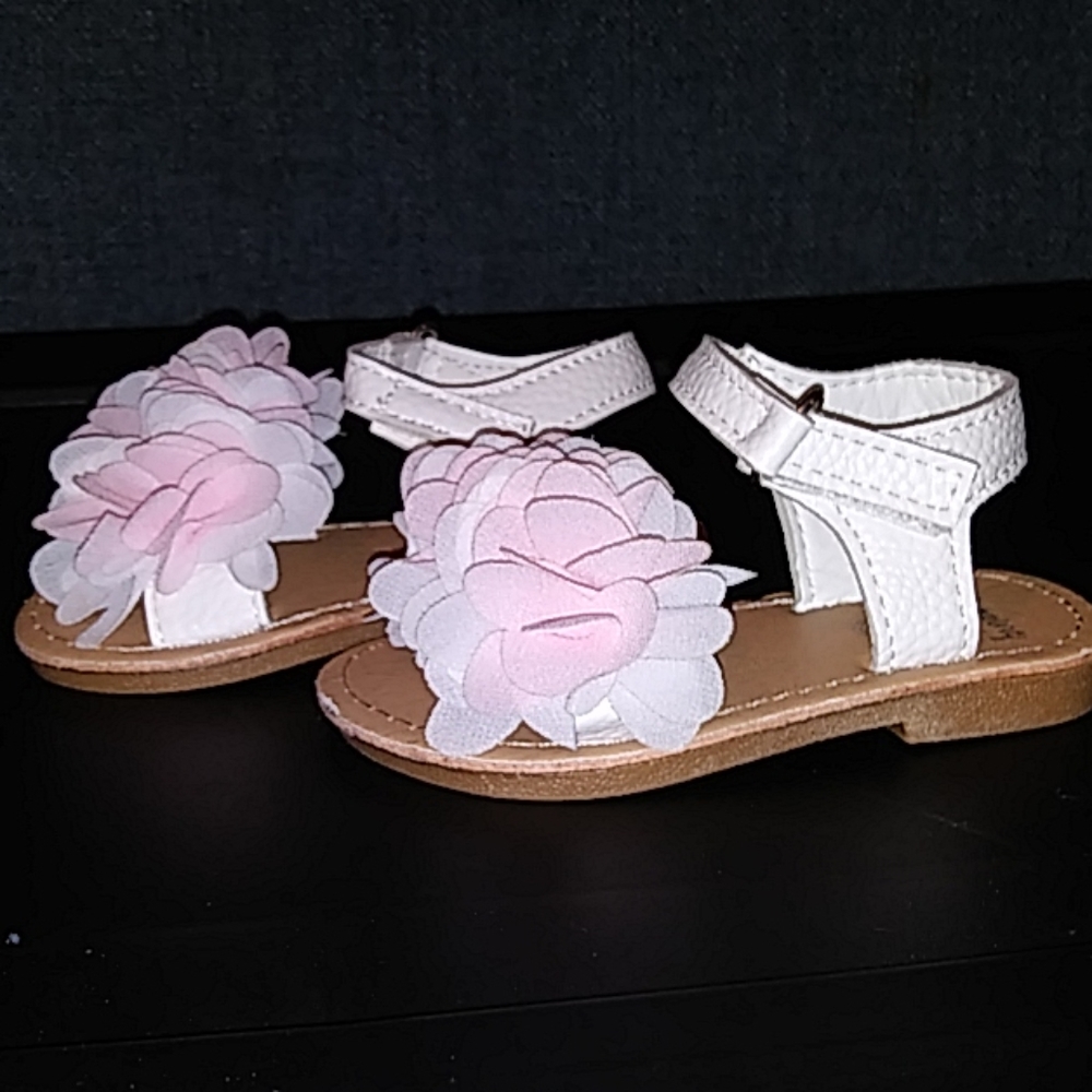 Baby Flower Sandals Size 3